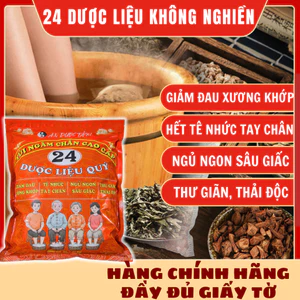 Túi Ngâm Chân 24 Thảo Dược Quý An Dược Tâm Cao Cấp (20 Túi x 30g) Giảm Đau Nhức Xương Khớp, Ngủ Ngon, Hết Tê Bì Tay Chân