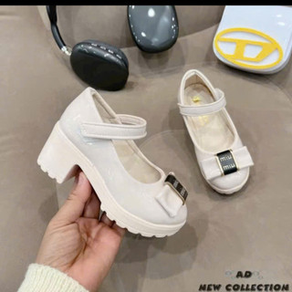 Giày búp bê tăng chiều cao cho bé gái đế cao 4cm