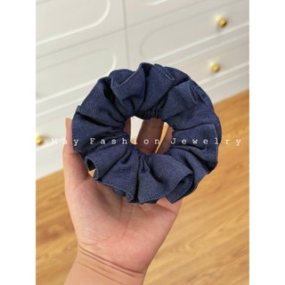 Scrunchies 13cm 2 Lớp Vải Denim Xinh Xắn • Mây Fashion Jewelry - C725.36