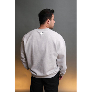 Áo Sweater Thể Thao Nam Oversize 410gsm In Chữ Form Rộng Local Brand 2025