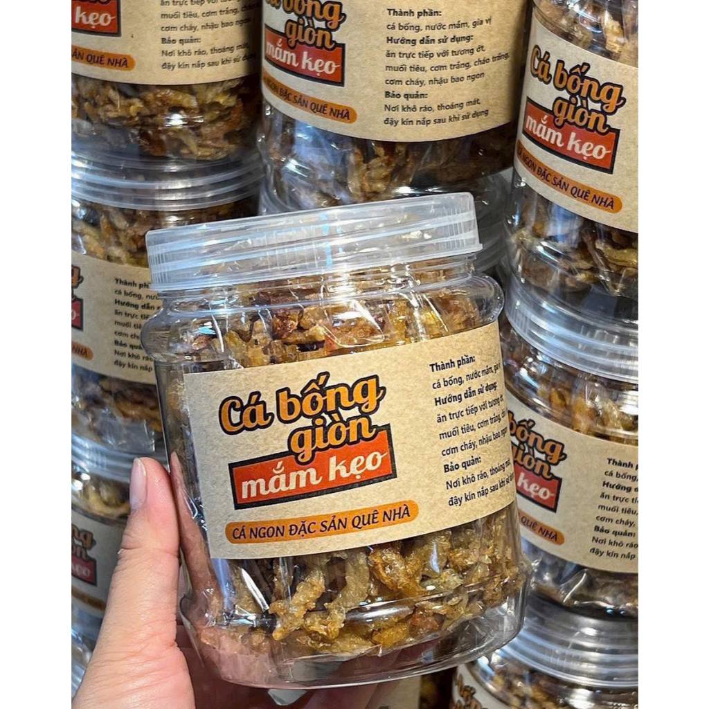 CÁ BỐNG GIÒN MẮM KẸO ĐẬM ĐÀ Hũ 300gr, Đặc sản quà quê - Ăn vặt Su Xoắn