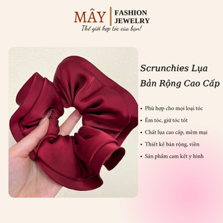 Scrunchies Lụa Bản Rộng Cao Cấp • Mây Fashion Jewelry - C325.03