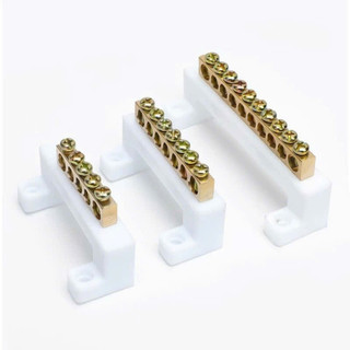Cầu đấu trung tính (cầu mát), cầu đấu tiếp địa nhiều mắt, cầu đấu dây điện4  5 mắt,7 mắt,8 mắt ,11 mắt,13 mắt