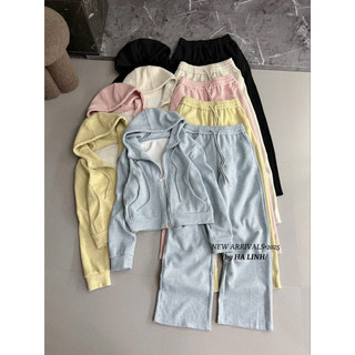 Set nỉ mũ trơn QC