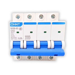 Attomat Chint 4 pha, 4P 23A-40A-63A -100A NXB-4P Dòng Cắt 6KA Hãng CHINT