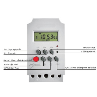 Công tắc hẹn giờ Kg316 T-II 25A/220V, bộ hẹn giờ tự động Thiết bị điện giá tốt