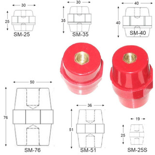 Sứ Đỡ Thanh Cái SM25 🔶 Sứ Đỡ Hạ Thế - Gối Đỡ Cách Điện Nhiều Kích Cỡ SM25 SM30 SM35 SM76
