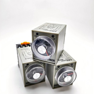 Rơ le thời gian CKC AH3-3 AC 220V kèm theo đế