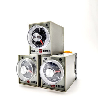 Rơ le thời gian CKC AH3-3 AC 220V kèm theo đế