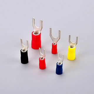 100 Đầu Cos Chữ Y SV1 – SV3 – SV5 | Cos Chĩa Chữ Y Bọc Nhựa Đấu Nối Dây Điện | Nhiều Kích Thước