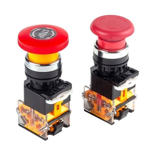 Nút Dừng Khẩn Cấp Phi 22 CML LA39-STOP – Nút STOP Emergency 2NO 2NC Gắn Tủ Điện