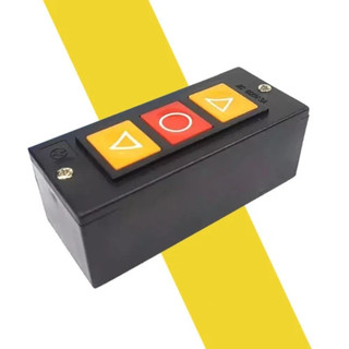 Nút Nhấn Công Tắc Cửa Cuốn 3 Nút AC600V-3A, Bộ Điều Khiển Lên Xuống Dừng Cho Cửa Cuốn