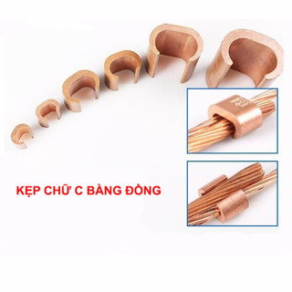 Kẹp Nối C 240 Đồng – Kẹp Nối Dây Điện Công Nghiệp Tiết Diện Lớn – Phụ Kiện Đấu Nối Cáp Điện