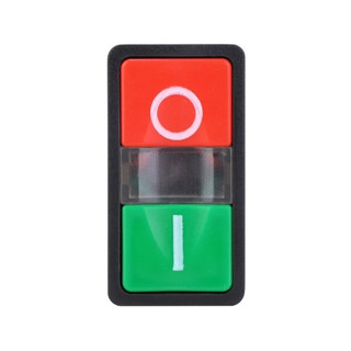 Nút Nhấn Kép Phi 22 ON/OFF 220V – Nút Nhấn Đôi Xanh Đỏ 1NO + 1NC Lắp Tủ Điện