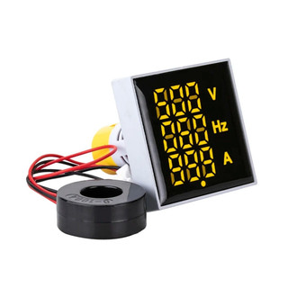 Đèn Báo Vuông Hiển Thị Volt Ampe LED – Đồng Hồ Đo Điện Áp & Dòng Điện AC 20–500V/0–99.9A Lắp Tủ Điện