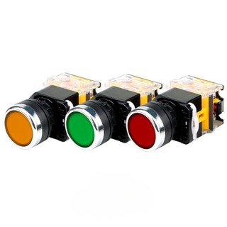 Nút Nhấn Nhả, Nhấn Chết  Không Đèn Phi 22 LA38-11D 220VAC Sử Dụng Trong Mạch Điện Công Nghiệp