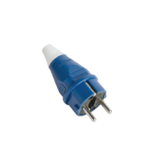 Phích Cắm Điện 1P+N 16A 220V IP54 – Phích Cắm 2 Chấu Tròn Chân Đồng Dùng Ngoài Trời