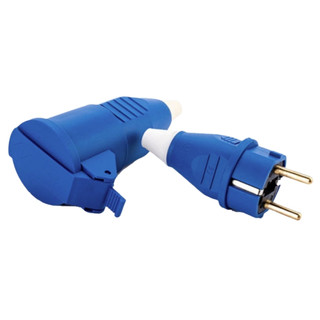 Phích Cắm Điện 1P+N 16A 220V IP54 – Phích Cắm 2 Chấu Tròn Chân Đồng Dùng Ngoài Trời
