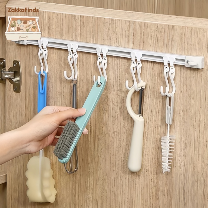 Thanh Treo Tường Tự Dính Chống Va Đập - Móc Tháo Rời Tiện Lợi - Nhựa Dẻo Cao Cấp - Đa Năng