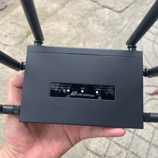 Bộ Phát WiFi 6 Từ SIM X600 – Vỏ Kim Loại, 6 Anten SMA, Hỗ Trợ Nano SIM, Tốc Độ 300Mbps