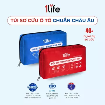 Túi sơ cứu nhanh cho gia đình, xe ô tô tiêu chuẩn Châu Âu DIN 13164