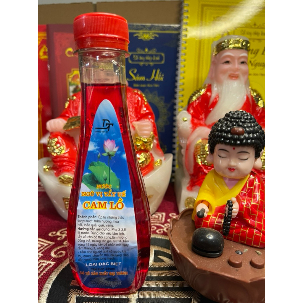 Nước tẩy uế cam lồ, Nước ngũ vị lau ban thờ