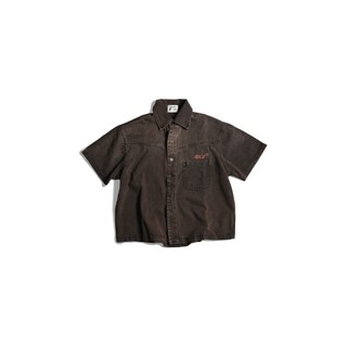 Áo sơ mi SLY Mocha Rust Mode denim washed shirt