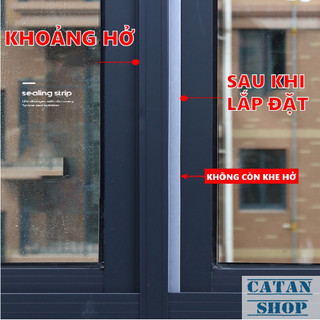 Thanh chặn cửa 35mm cách âm giữ nhiệt trong phòng, Ron dán chân cửa chống gió lùa, dán mọi loại cửa