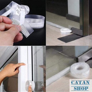 Thanh chặn cửa 35mm cách âm giữ nhiệt trong phòng, Ron dán chân cửa chống gió lùa, dán mọi loại cửa