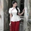 Set đồ lam, set tiểu thư mặc Tết cổ phong chất Gấm áo hoa tay búp đính ngọc nơ kèm quần Tuyết Nhung
