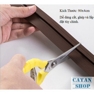 (Chọn Màu) Gioăng cửa cao su 90cm dán chặn khe cửa dán chống bụi ngăn gió lùa