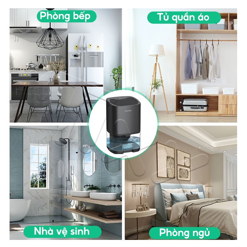 TIXX máy hút ẩm gia đình 36W 1L máy hút ẩm Dehumidifier máy hút ẩm không khí Máy Hút Ẩm Mini