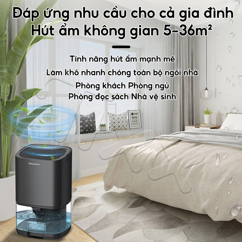 TIXX máy hút ẩm gia đình 36W 1L máy hút ẩm Dehumidifier máy hút ẩm không khí Máy Hút Ẩm Mini