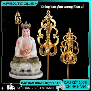 Thiền Trượng Địa Tạng  - Vật Phẩm Mạ Vàng Tích Lộc Cho Nhà & Văn Phòng