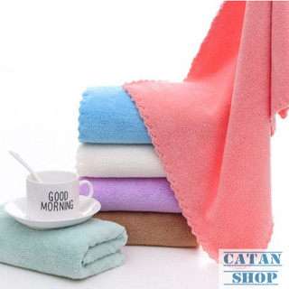 Khăn mặt lông cừu hàn quốc 30x50cm loại xịn siêu mềm mịn , siêu thấm nước GD389-KhanHQ-KMat