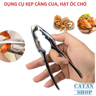 Dụng cụ nhà bếp, Kìm đa năng, Kềm kẹp càng cua, vỏ quả óc chó, hạt Macca, hạt phỉ, bạch quả, hạt dẻ_HK039(bạc)