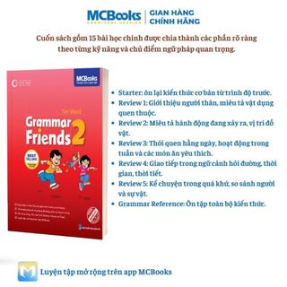 Sách - Grammar Friends - Tài liệu học tiếng Anh chuẩn quốc tế cho trẻ từ 6 tuổi- Cấp độ Starters