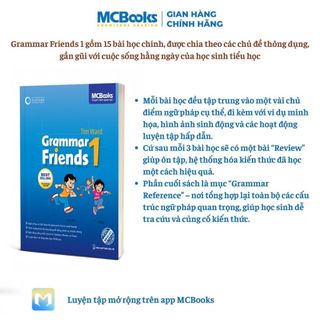 Sách - Grammar Friends - Tài liệu học tiếng Anh chuẩn quốc tế cho trẻ từ 6 tuổi- Cấp độ Starters