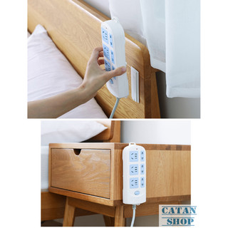 Bộ dụng cụ treo cố định ổ cắm điện trượt thẳng siêu tiện dụng an toàn cho bé, giá đỡ các vật dụng gia đình