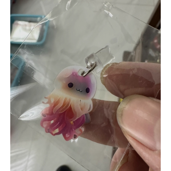【Elevn】2D Flat Acrylic sứa Bụi Cắm Charm IP Loại C Bụi Nắp Cổng Sạc Nắp Cho Tai Nghe Jack Chặn Nắp Phụ Kiện | BigBuy360 - bigbuy360.vn