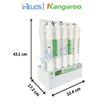Máy lọc nước để gầm Kangaroo Hydrogen KGHP66 9 cấp lọc với công suất lọc 20L/H - Bảo hành chính hãng 24 tháng — ảnh 2