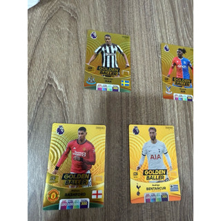 [ MS76 ] Thẻ Lẻ Cầu Thủ Bóng Đá PANINI Permier League Golden Baller 2024/25 24/25  như hình ( MS 76 )