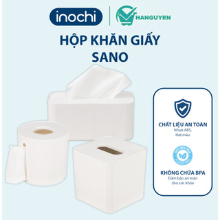 Hộp khăn giấy Sano - nắp nhựa chắc chắn, chất liệu an toàn, phù hợp mọi không gian