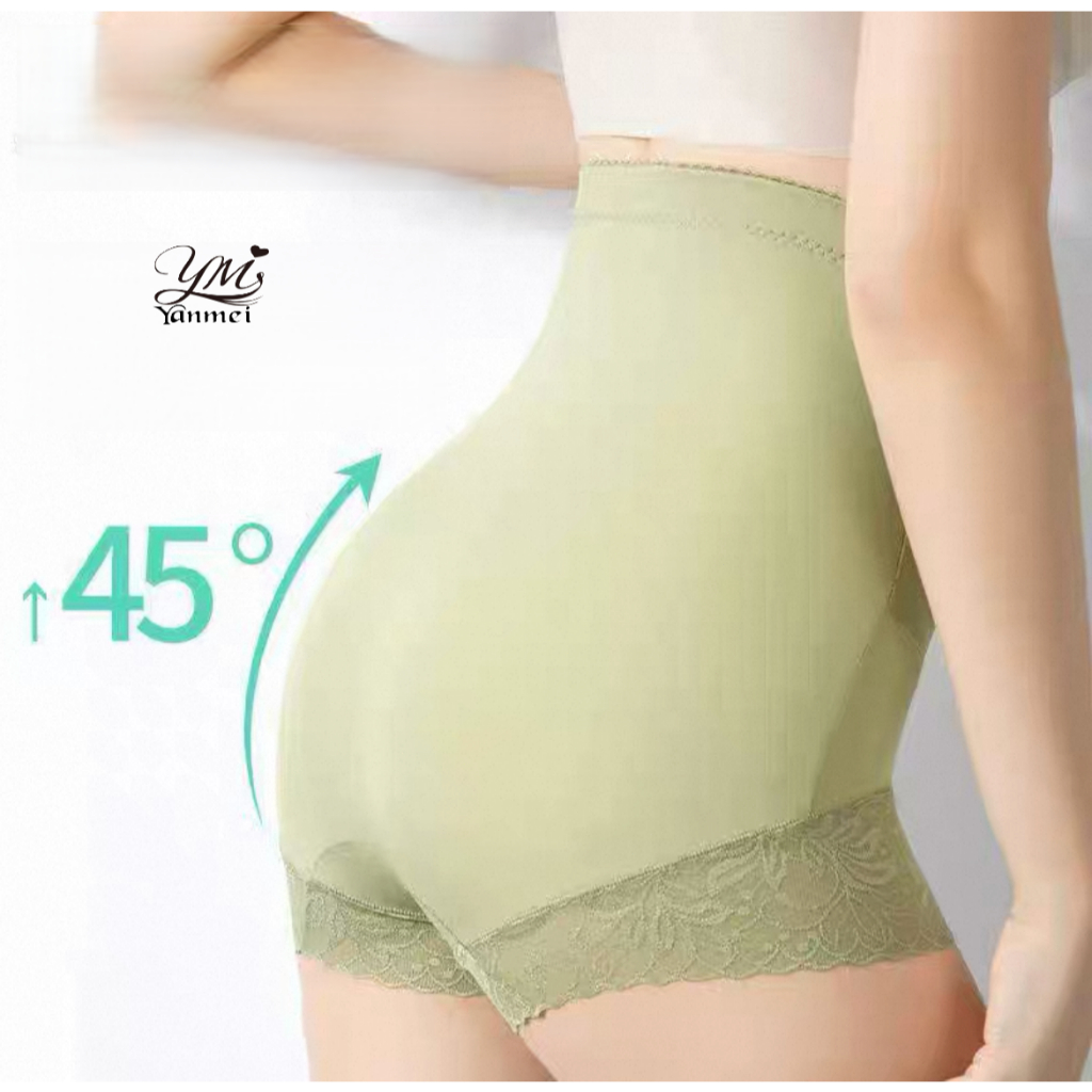 8825 Quần Lót Lụa Yanmei nâng mong xiết bụng tạo dạng eo thon gọng