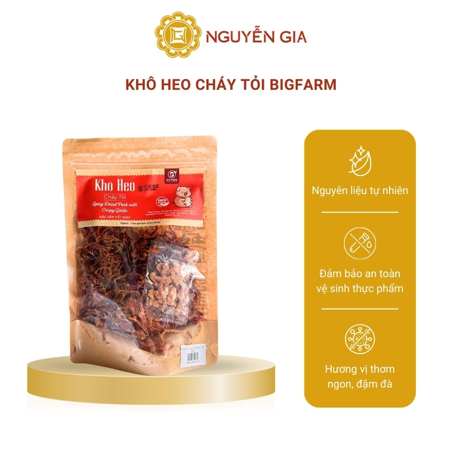 Khô Heo Cháy Tỏi Bigfarm 200g NGDAV001