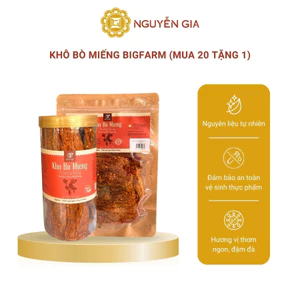 Khô Bò Miếng Bigfarm (Mua 20 Tặng 1) 150g / 400g NGDAV009
