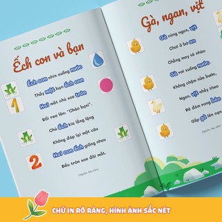 Sách - Thơ, Truyện, Đồng Dao, Câu Đố, Tập Nói Tập Đọc Cho Bé 0-6 Tuổi - Combo 4 Quyển