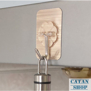 Vỉ MÓC DÁN TƯỜNG SIÊU DÍNH TREO QUẦN ÁO, KHĂN, TÚI XÁCH, VẬT DỤNG NHÀ BẾP, VỈ 6 VÀ VỈ 9 MÓC CHỮ NHẬT NHỎ GỌN GD852-Mocdt