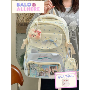 BaLo (XINHXINH) [ORDER] Balo Lớn Nhiều Ngăn Họa Tiết Ngôi Sao Dễ Thương BL382
