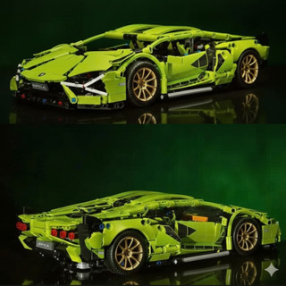 [NEW 36cm] Mô Hình Lắp Ráp Siêu Xe Lambo Xanh Tỉ Lệ 1:14, Đồ Chơi Ôtô Điều Khiển Lắp Ghép Siêu Xe Quà Sinh Nhật BoboToys